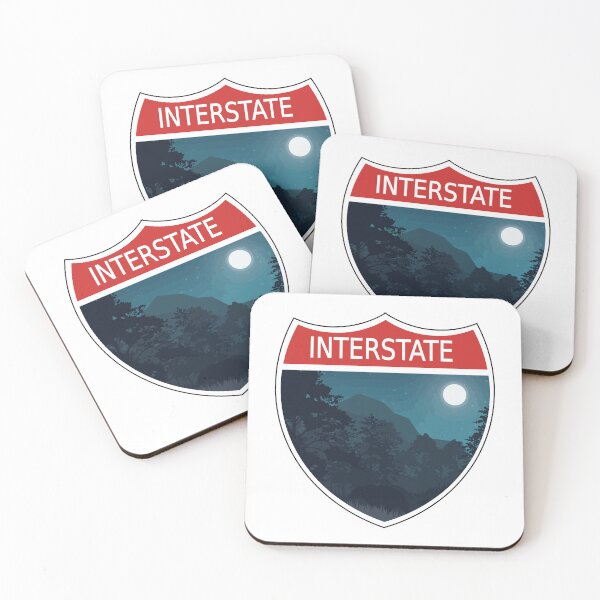 Item preview, Colorful Landscape Interstate Sign designed and sold by designsbyted.