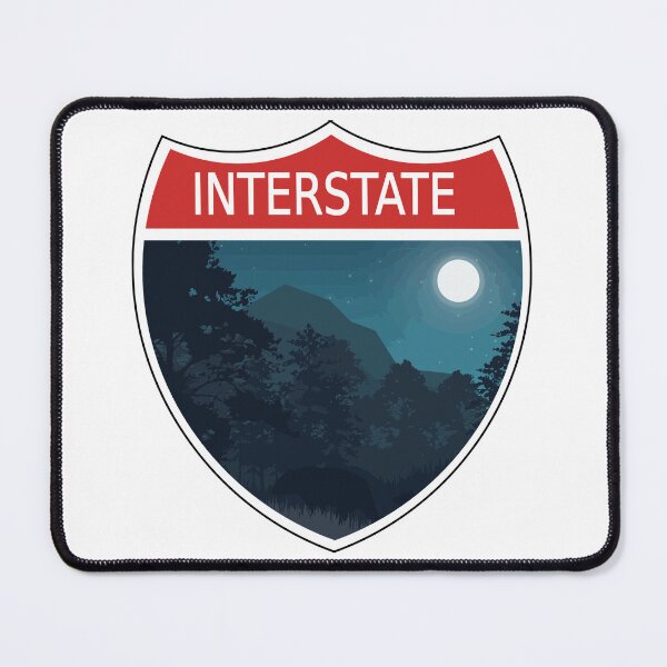 Item preview, Colorful Landscape Interstate Sign designed and sold by designsbyted.