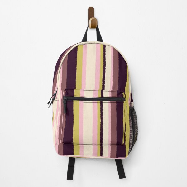 Item preview, Modern Stripes Pattern in plum, pink and green  designed and sold by MadebyCRO.