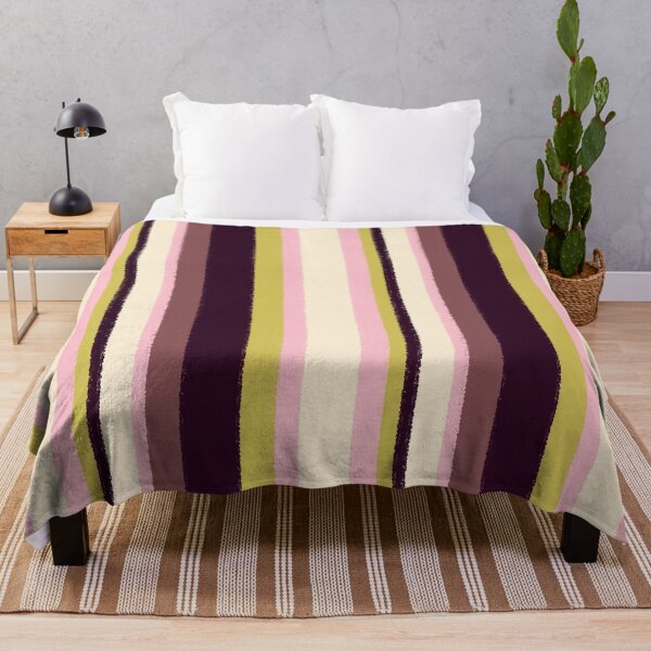 Item preview, Modern Stripes Pattern in plum, pink and green  designed and sold by MadebyCRO.