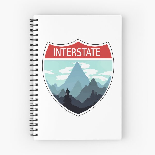 Item preview, Colorful Landscape Interstate Sign designed and sold by designsbyted.