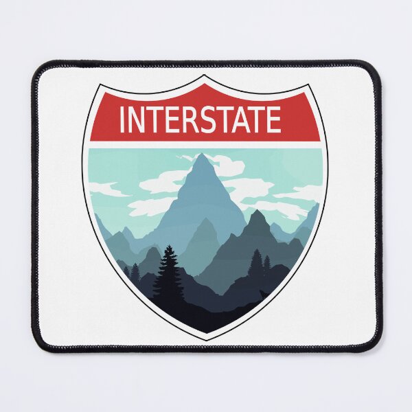 Item preview, Colorful Landscape Interstate Sign designed and sold by designsbyted.