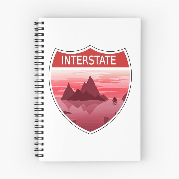 Item preview, Colorful Landscape Interstate Sign designed and sold by designsbyted.
