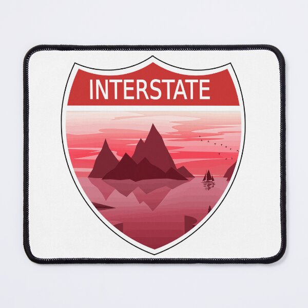 Item preview, Colorful Landscape Interstate Sign designed and sold by designsbyted.