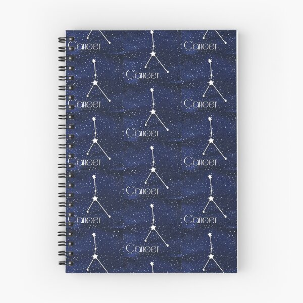 Item preview, Cancer Astrology Star Sign on Cosmic Background, Large Sized Repeating Pattern designed and sold by Nicolette Olivier.