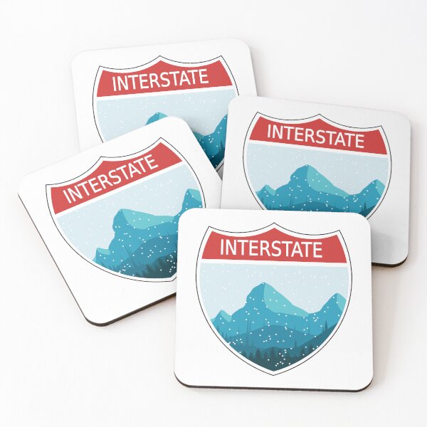 Item preview, Colorful Landscape Interstate Sign designed and sold by designsbyted.