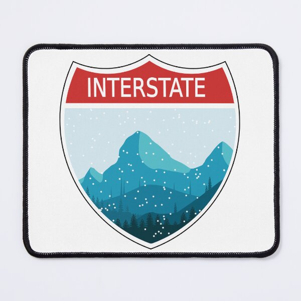 Item preview, Colorful Landscape Interstate Sign designed and sold by designsbyted.