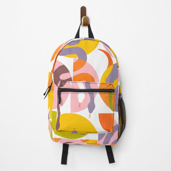Item preview, Retro Playful Snake Pattern 1. bold and colourful designed and sold by Dominiquevari.