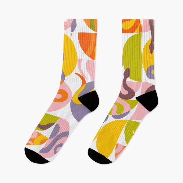Item preview, Retro Playful Snake Pattern 1. bold and colourful  designed and sold by Dominiquevari.