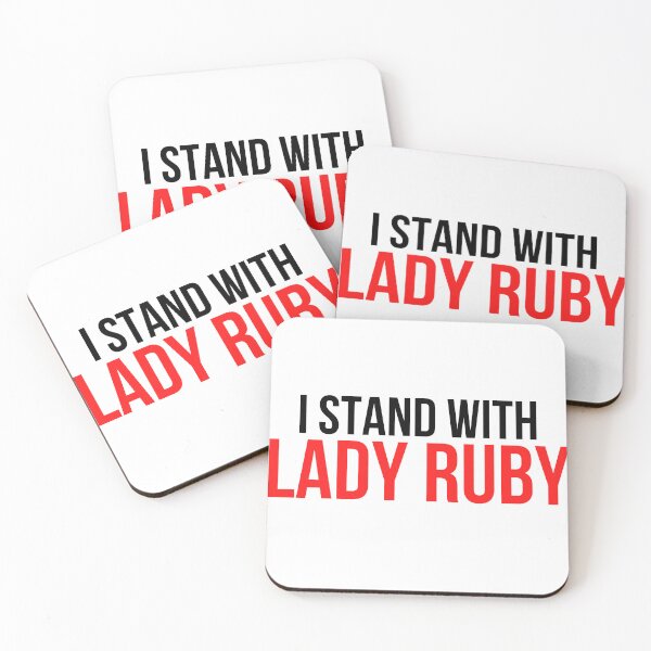 Item preview, i stand with lady ruby  designed and sold by NEBTUNE.