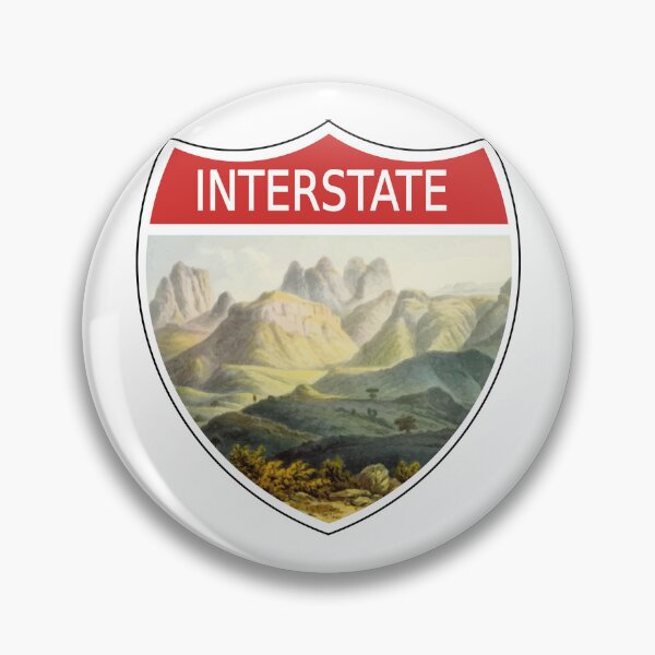 Item preview, Colorful Landscape Interstate Sign designed and sold by designsbyted.