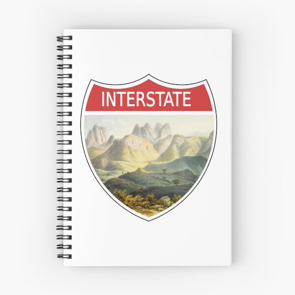 Item preview, Colorful Landscape Interstate Sign designed and sold by designsbyted.