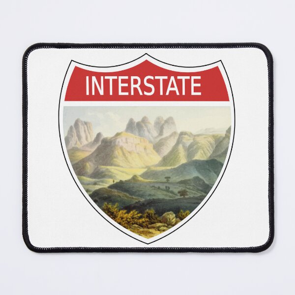 Item preview, Colorful Landscape Interstate Sign designed and sold by designsbyted.