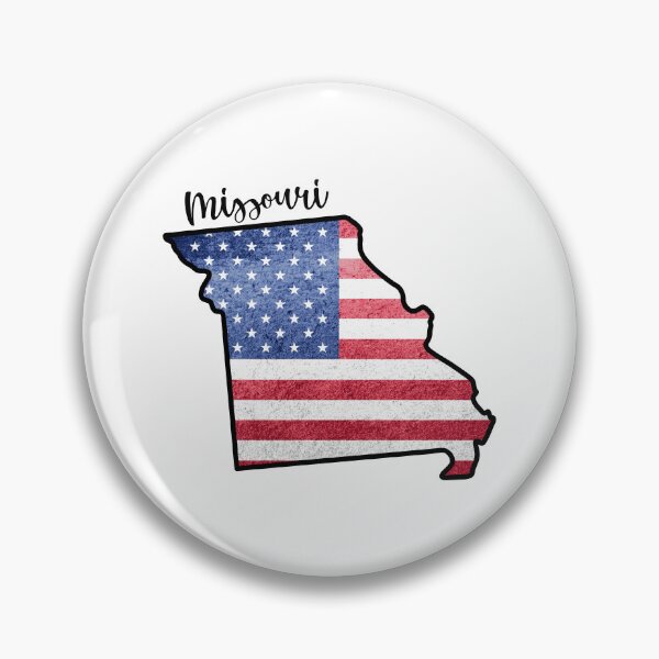 Item preview, Missouri State Outline with Patriotic USA American Flag designed and sold by Gsallicat.