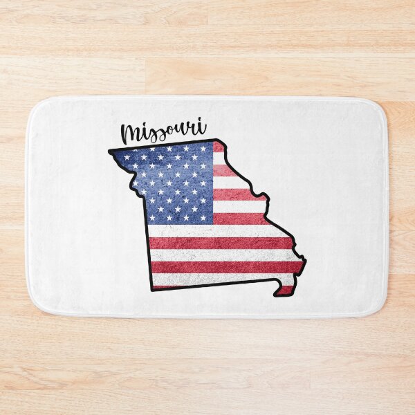 Item preview, Missouri State Outline with Patriotic USA American Flag designed and sold by Gsallicat.