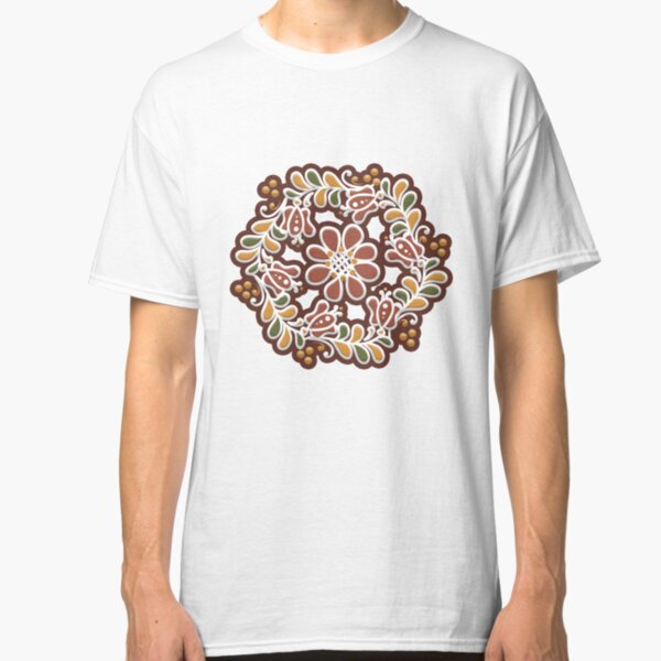 Hungarian Floral Pattern Classic T-Shirt