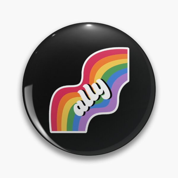 Item preview, LGBTQIA+ Pride Ally Rainbow designed and sold by socialbylindsay.