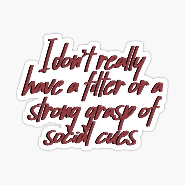 Smal Boy And Samal Garls Sexxxx - No Filter Stickers for Sale | Redbubble