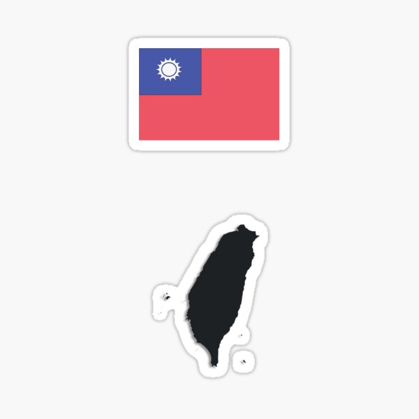 Aperçu de l'œuvre Taïwan créée et vendue par FlatFlags.