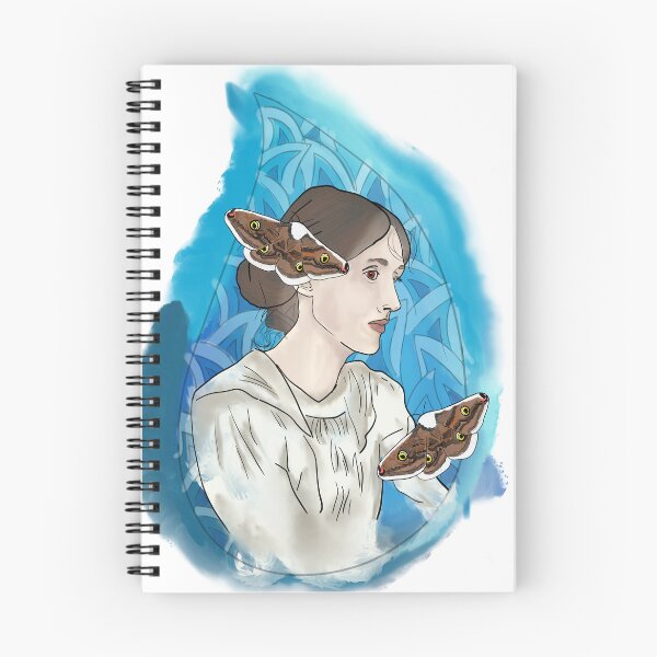 Item preview, Virginia Woolf - waves and moth (Vagues et phalènes) designed and sold by ladyjett.