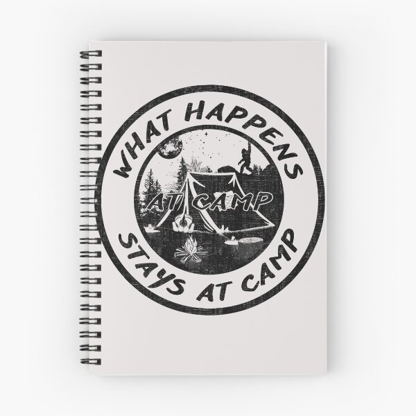 Item preview, What happens at camp stays at camp – Funny camping quote  designed and sold by yococo.