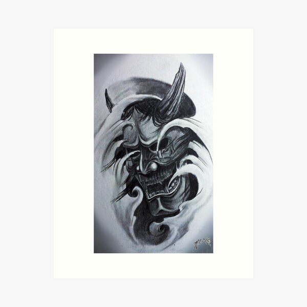 Item preview, Hannya mask designed and sold by JackCoffins.