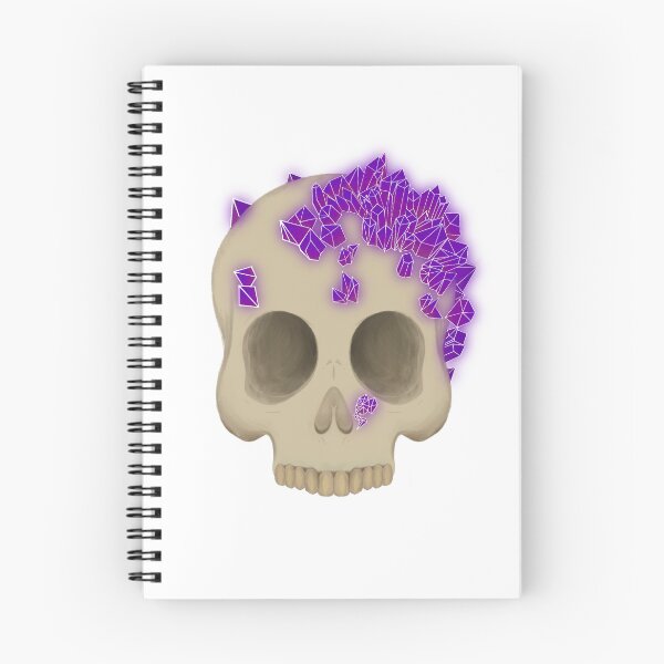 Item preview, Purple Crystal Skull designed and sold by WinterXeni.