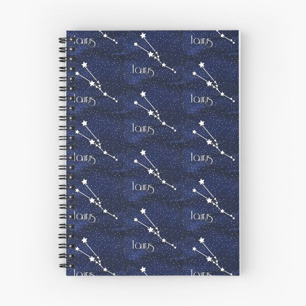 Item preview, Taurus Astrology Star Sign on Cosmic Background, Large Sized Repeating Pattern designed and sold by Nicolette Olivier.