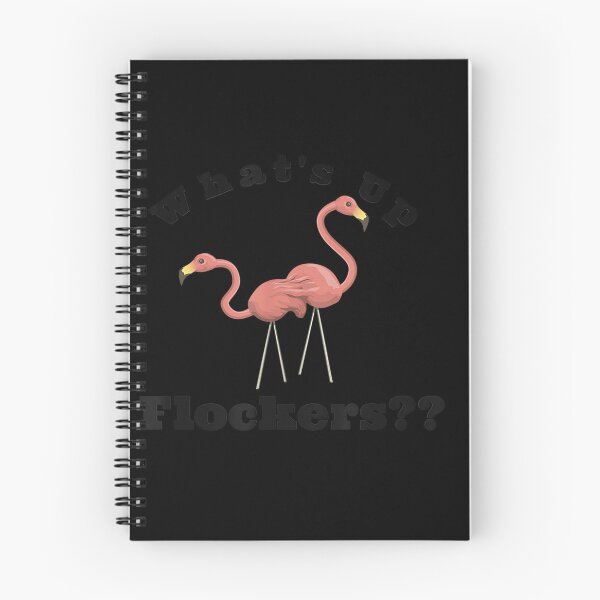 Item preview, What39;s Up Flockers Pink Flamingos Novelty Tee Shirt designed and sold by BolichFalk.