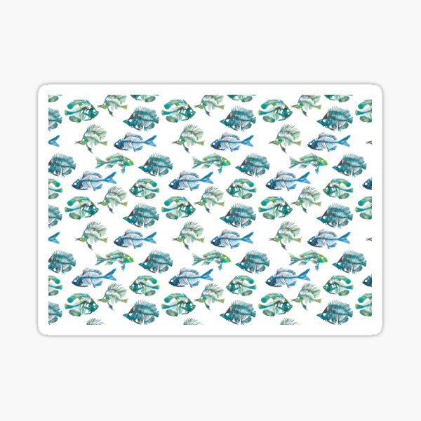 Fish Skeletons Sticker