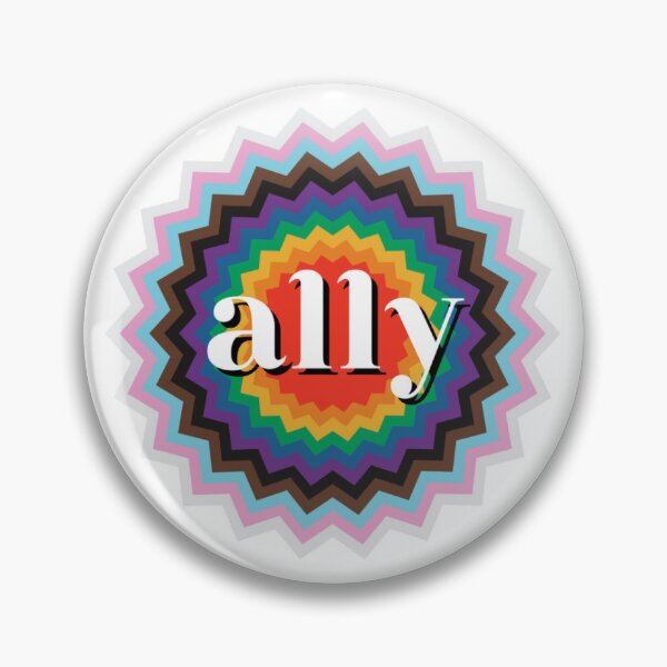 Item preview, LGBTQIA+ Pride Ally Sunburst designed and sold by socialbylindsay.