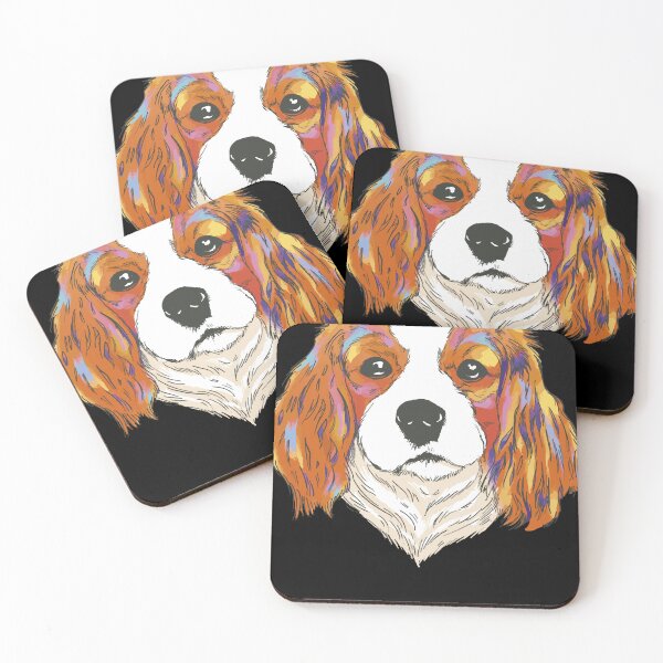 Item preview, Cavalier King Charles Spaniel Portrait T-Shirt designed and sold by JeffreySmyth12.