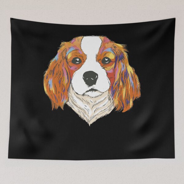 Item preview, Cavalier King Charles Spaniel Portrait T-Shirt designed and sold by JeffreySmyth12.