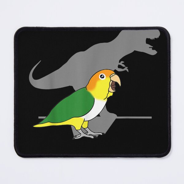 Item preview, White bellied caique T-rex birb memes dinosaur parrot T-Shirt designed and sold by BolichFalk.