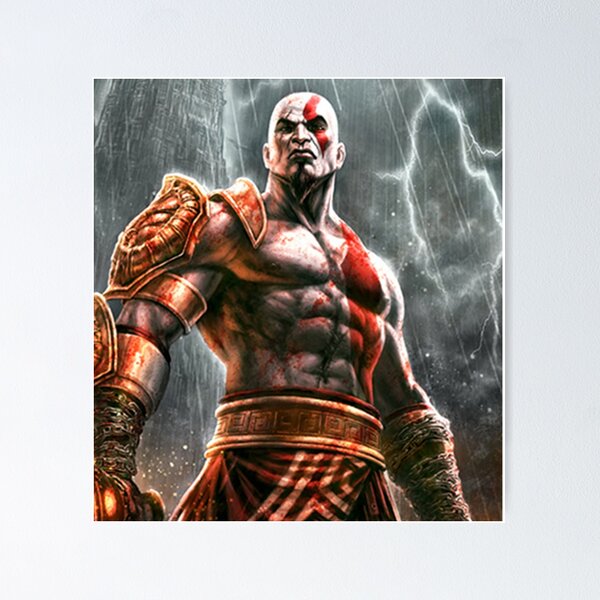 Kratos - Rage of Sparta  God of War Ragnarok Art Board Print for