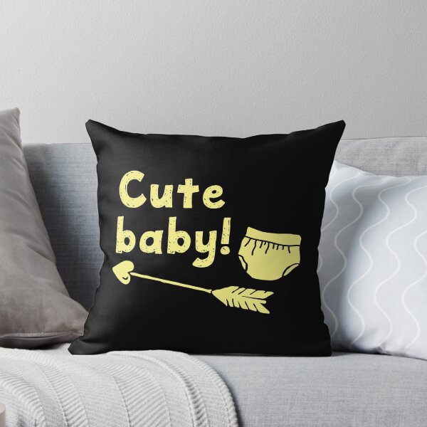 Item preview, CUTE BABY with arrow and diaper designed and sold by jazzydevil.
