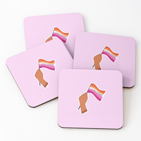 Item preview, LGBTQIA+ Pride I Love Women Lesbian Flag designed and sold by socialbylindsay.