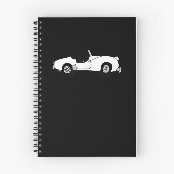 Item preview, White TR3 Cartoon British Car Love T-shirt designed and sold by BolichFalk.
