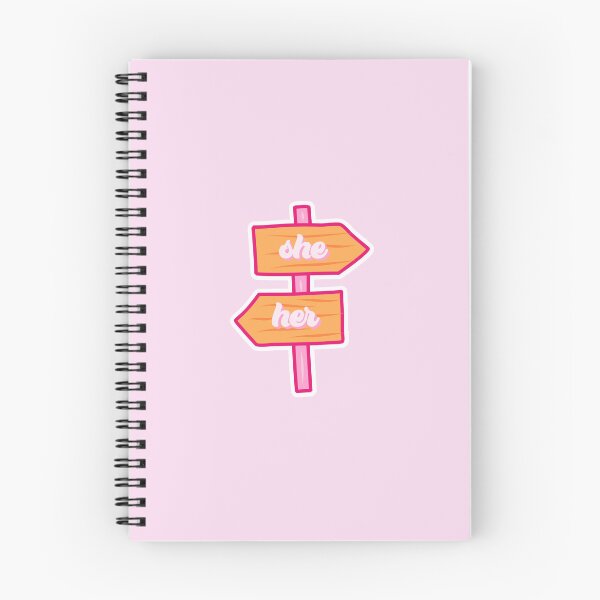 Item preview, LGBTQIA+ Pride She/Her Pronouns Arrow Sign designed and sold by socialbylindsay.