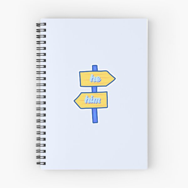 Item preview, LGBTQIA+ Pride He/Him Pronouns Arrow Sign designed and sold by socialbylindsay.