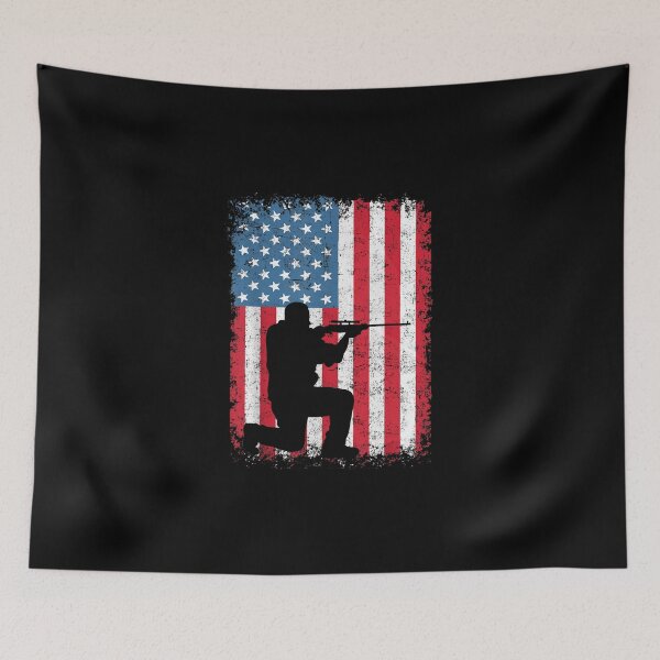 Item preview, American Flag Shooting USA Flag designed and sold by MallieWelch.