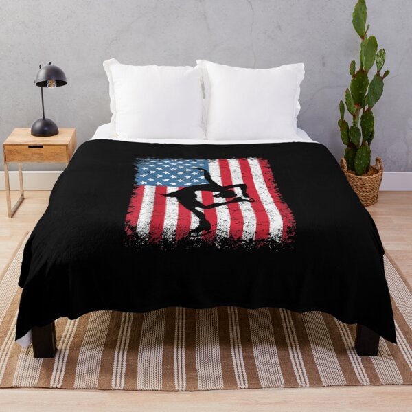 Item preview, American Flag Skating USA Flag designed and sold by MallieWelch.