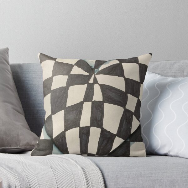 Item preview, Black and white, heart, pattern, 3D, three dimensional  designed and sold by junebugamch.