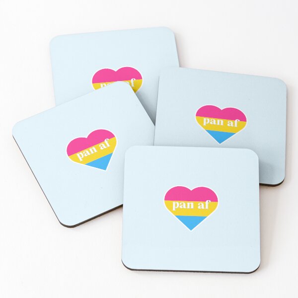 Item preview, LGBTQIA+ Pride Pansexual AF Heart designed and sold by socialbylindsay.