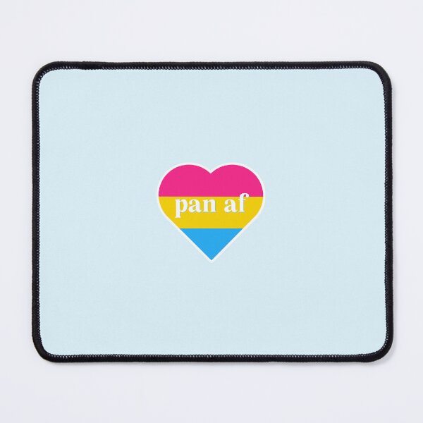 Item preview, LGBTQIA+ Pride Pansexual AF Heart designed and sold by socialbylindsay.
