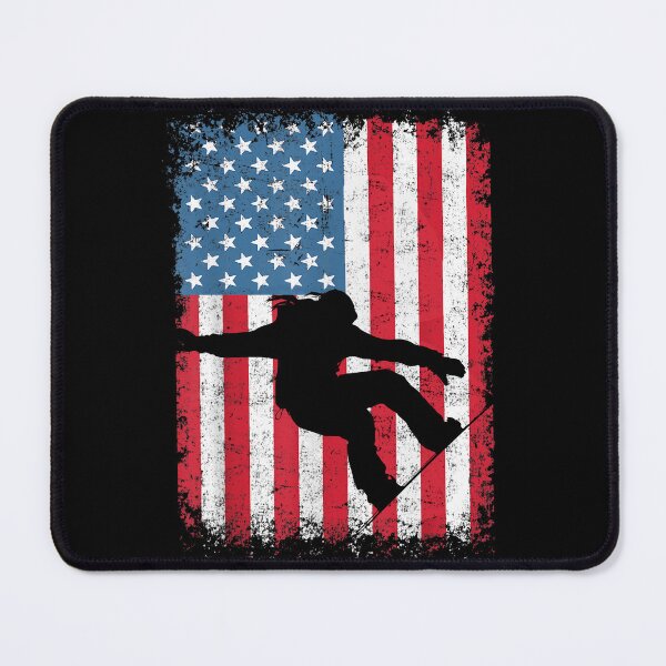 Item preview, American Flag Snowmobile USA Flag designed and sold by MallieWelch.
