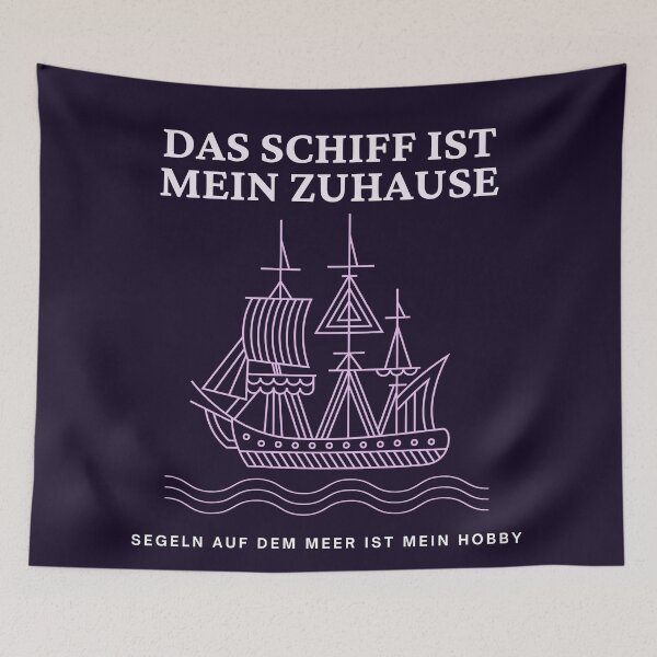 Item preview,  Das schiff ist mein zuhaese designed and sold by marunstudio.