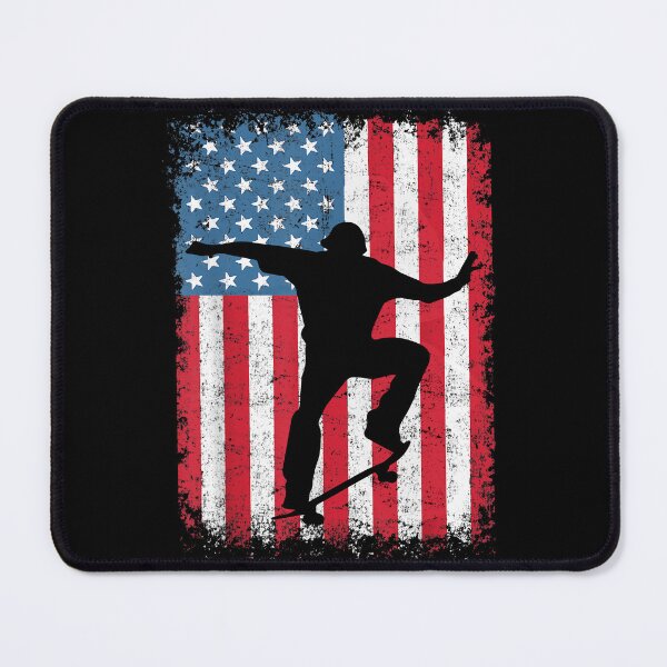 Item preview, American Flag Skateboarding USA Flag designed and sold by MallieWelch.