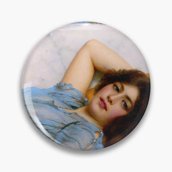 Item preview, Mischief and Repose , jw godward  "Girl with a beautiful transparent Summer purple Dress" John William Godward designed and sold by TeeARTHY.