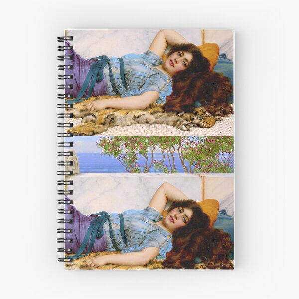 Item preview, Mischief and Repose , jw godward  "Girl with a beautiful transparent Summer purple Dress" John William Godward designed and sold by TeeARTHY.